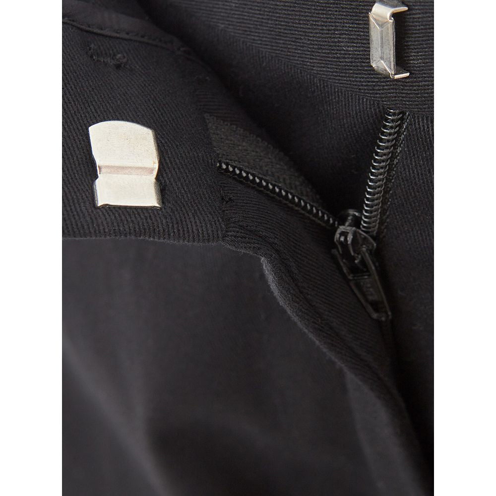 Lardini Italian Elegance Cotton Black Trousers -   -  Lardini.