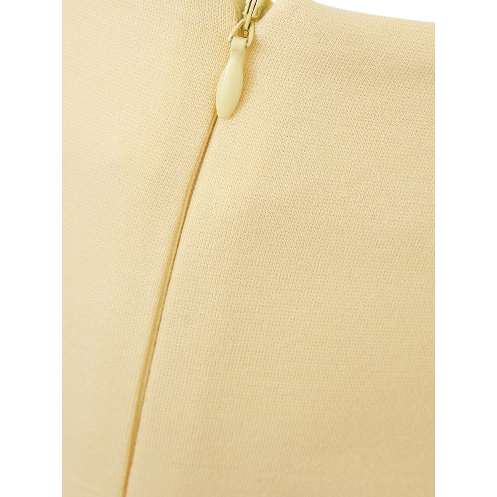 Lardini Elegant Yellow Viscose Skirt for Women -   -  Lardini.