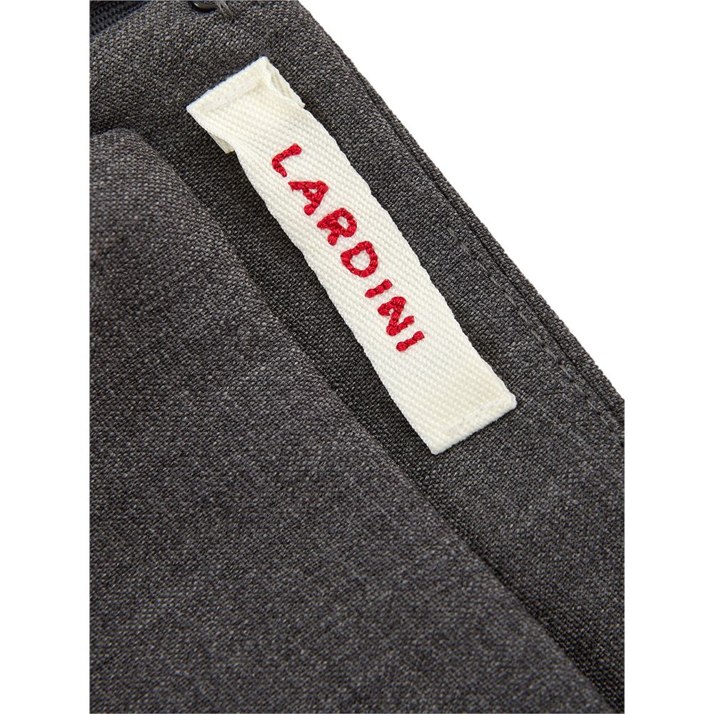 Lardini Chic Gray Wool Pencil Skirt -   -  Lardini.