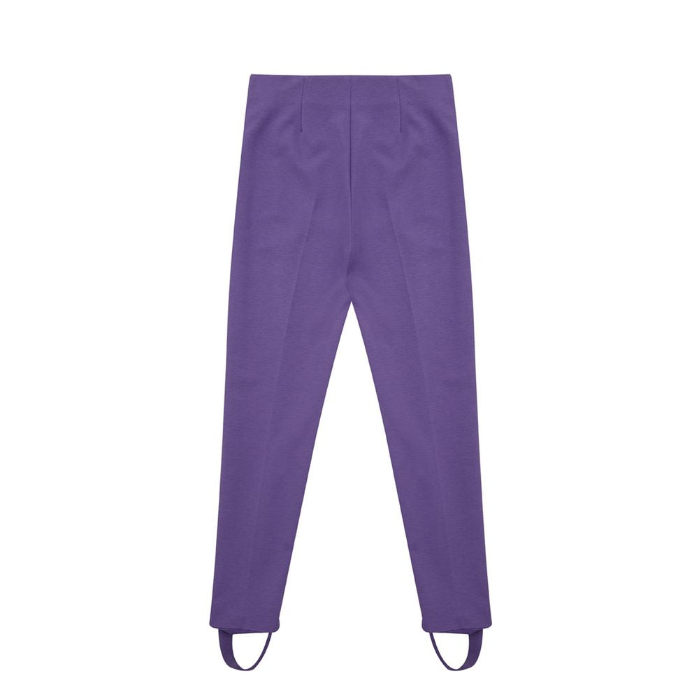 Lardini Elegant Purple Viscose Pants -   -  Lardini.