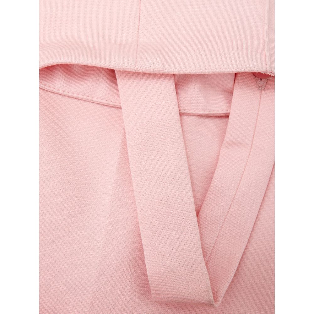 Lardini Elegant Pink Viscose Pants for Chic Style -   -  Lardini.