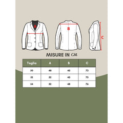 Lardini Elegant Multicolor Linen Jacket -   -  Lardini.