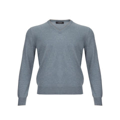 Gran Sasso Elegant Cashmere Sweater in Chic Gray -   -  Gran Sasso.