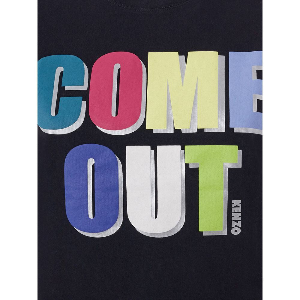 Kenzo Elegant Cotton Tee in Timeless Black -   -  Kenzo.