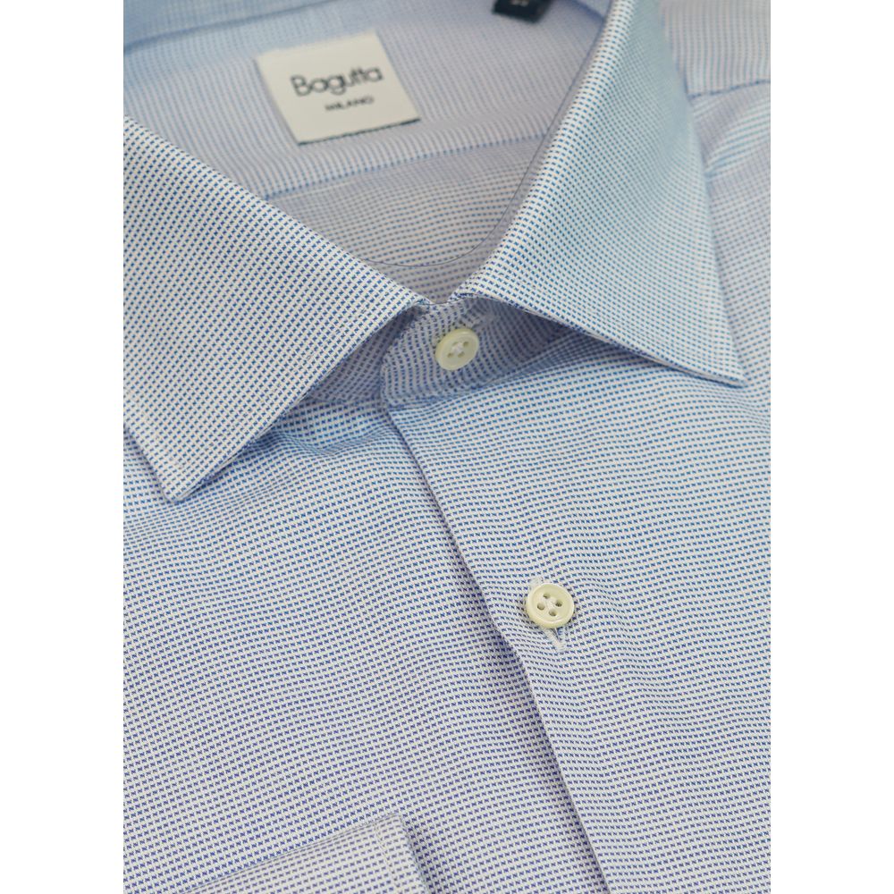 Bagutta Blue Cotton Men's Shirt -   -  Bagutta.