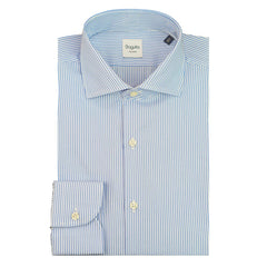 Bagutta Light Blue Cotton Men Shirt -   -  Bagutta.