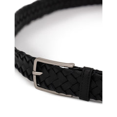 Bottega Veneta Black Leather Belt -   -  Bottega Veneta.