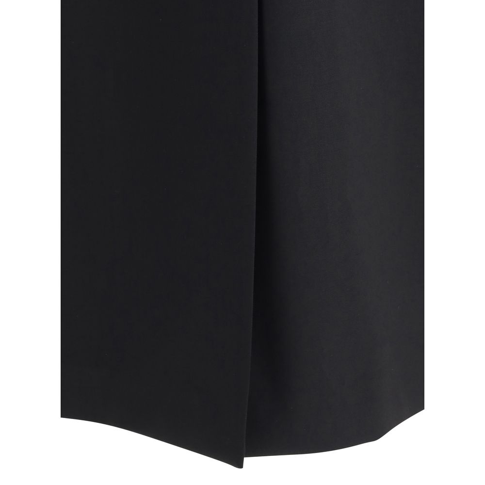 Lardini Virgin Wool Midi Skirt -   -  Lardini.