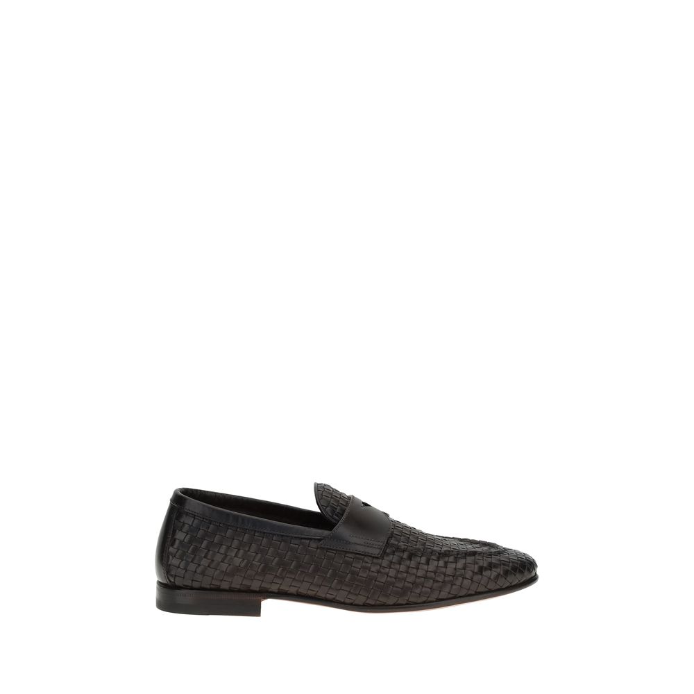 Santoni Penny Loafers -   -  Santoni.