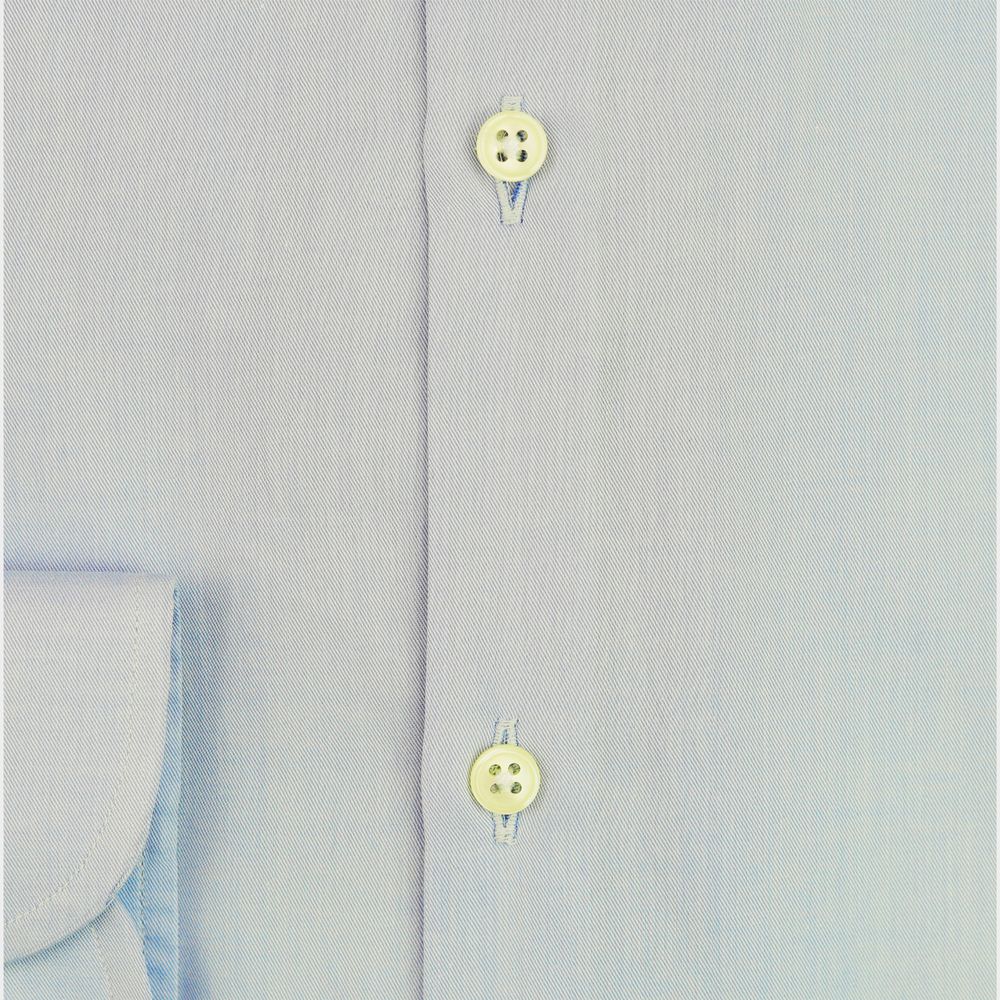 Bagutta Light Blue Cotton Men Shirt -   -  Bagutta.