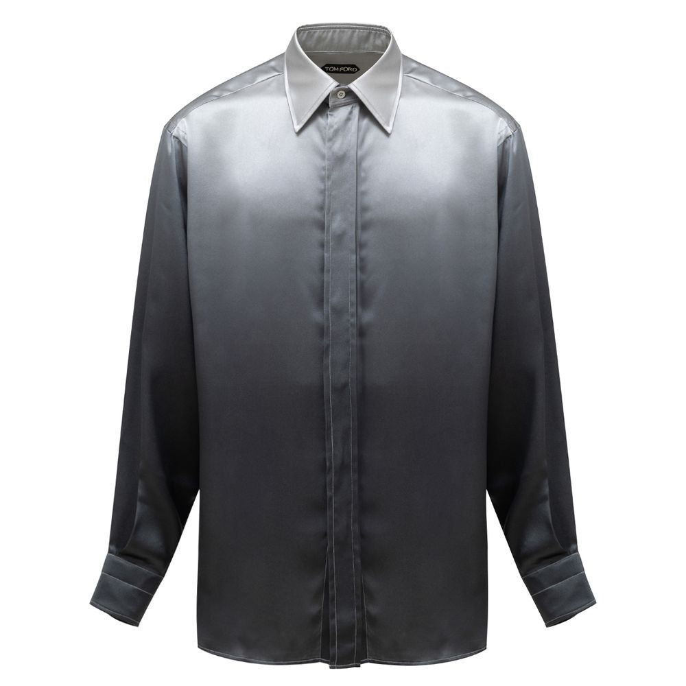 Tom Ford Gray Silk Shirt -   -  Tom Ford.