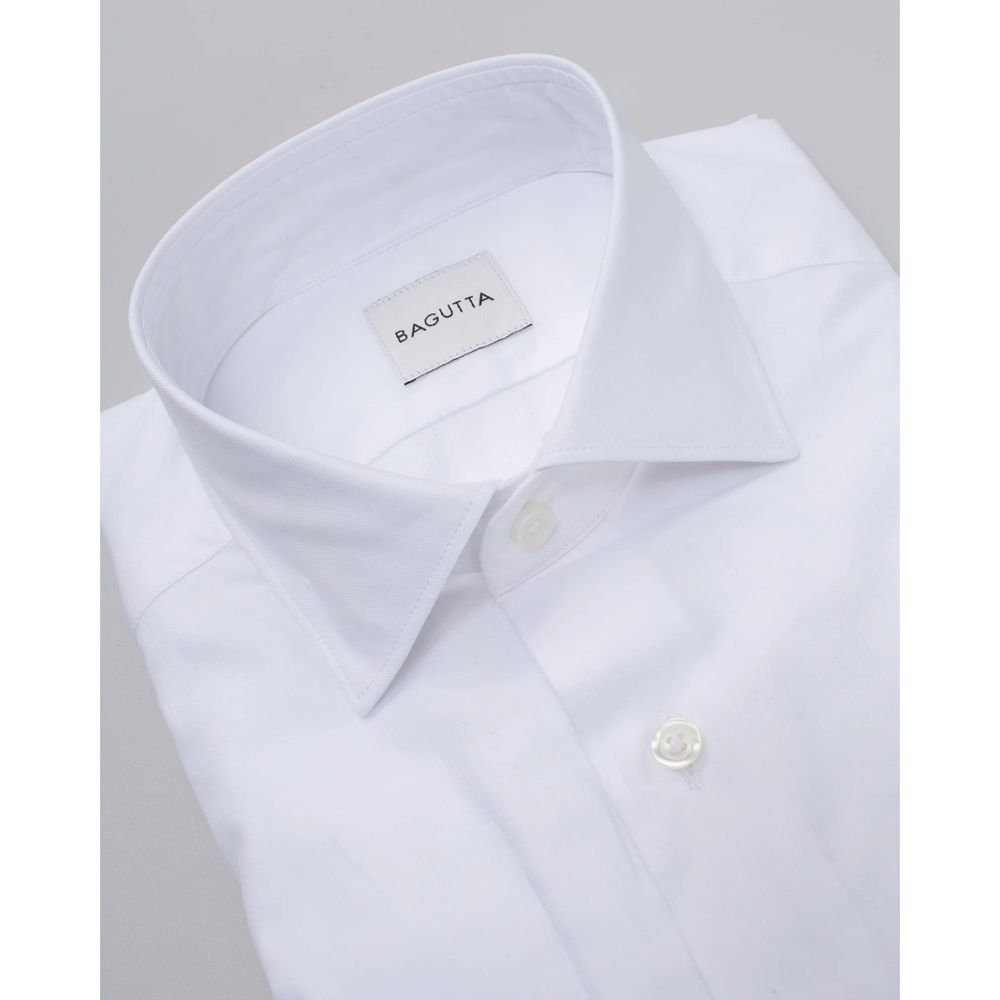 Bagutta White Cotton Shirt -   -  Bagutta.