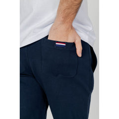 U.S. POLO ASSN. Blue Cotton Joggers Workout Pant -   -  U.S. POLO ASSN..