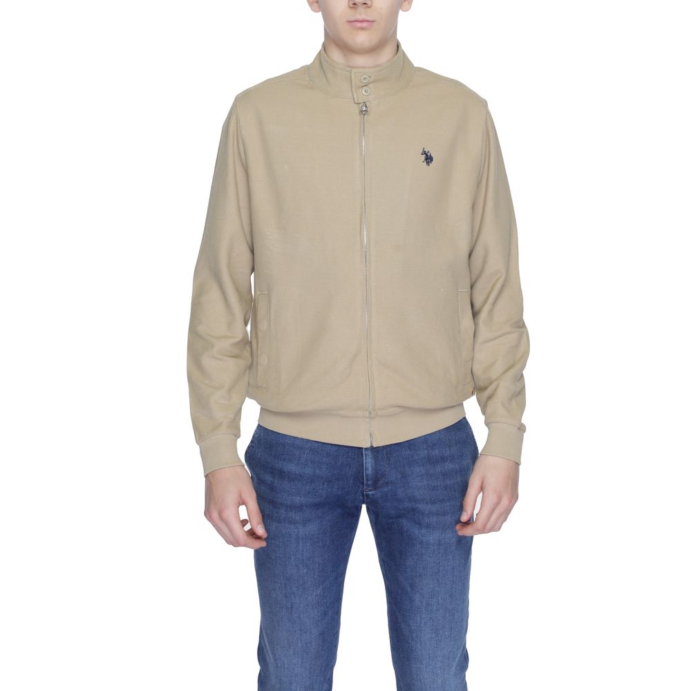 U.S. POLO ASSN. Beige Cotton Jackets & Coat -   -  U.S. POLO ASSN..