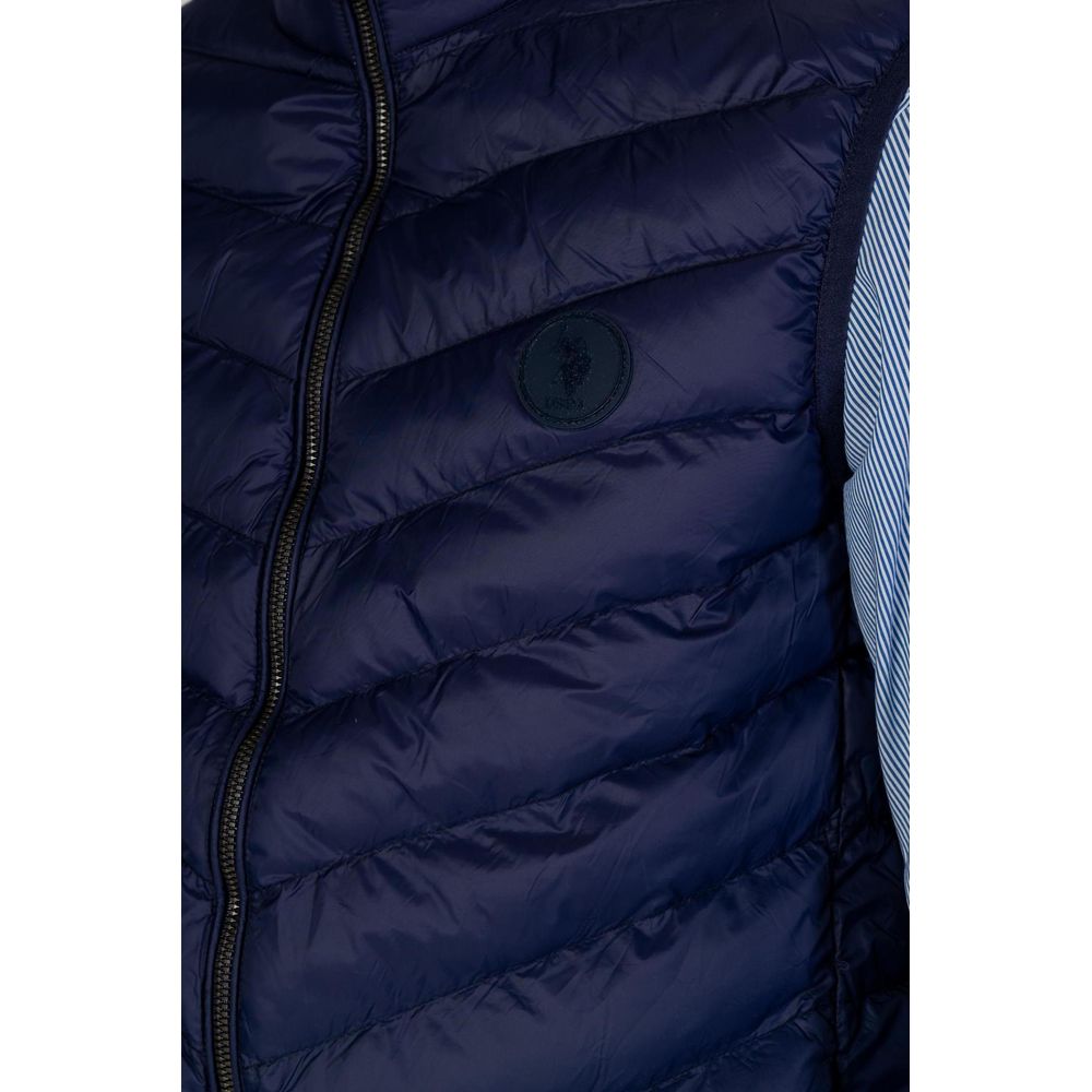 U.S. POLO ASSN. Blue Polyamide Sleveless Jacket -   -  U.S. POLO ASSN..