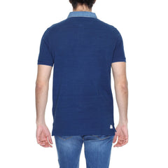 U.S. POLO ASSN. Blue Cotton Polo Shirt -   -  U.S. POLO ASSN..