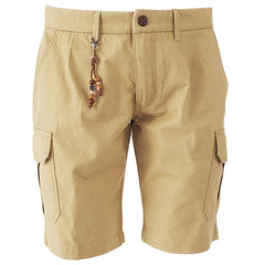 Yes Zee Beige Cotton Short -   -  Yes Zee.