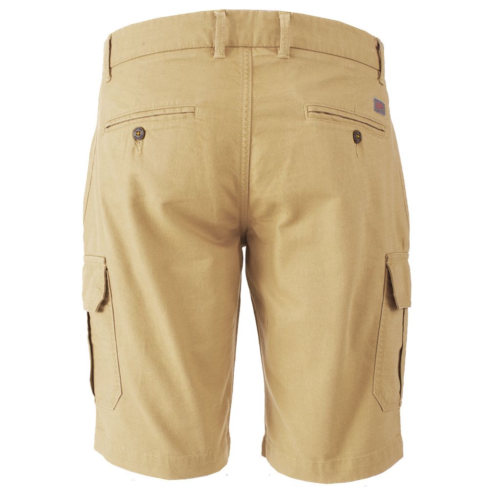 Yes Zee Beige Cotton Short -   -  Yes Zee.