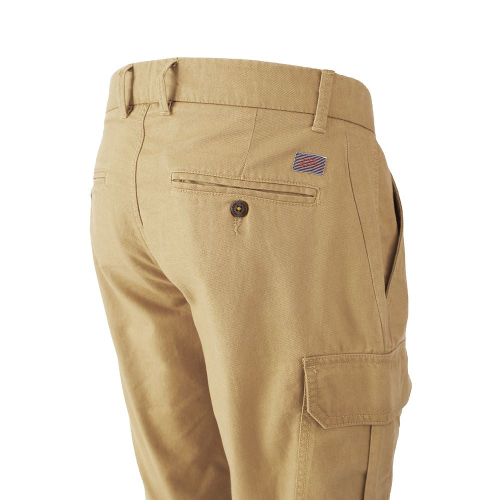 Yes Zee Beige Cotton Short -   -  Yes Zee.