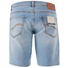 Yes Zee Light Blue Cotton Men Bermuda Short -   -  Yes Zee.