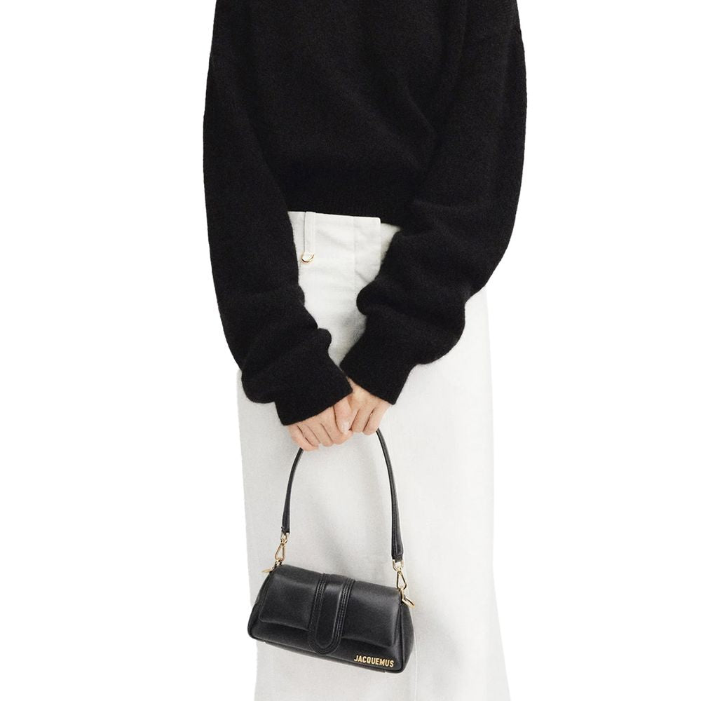 Jacquemus Black Leather Handbag -   -  Jacquemus.