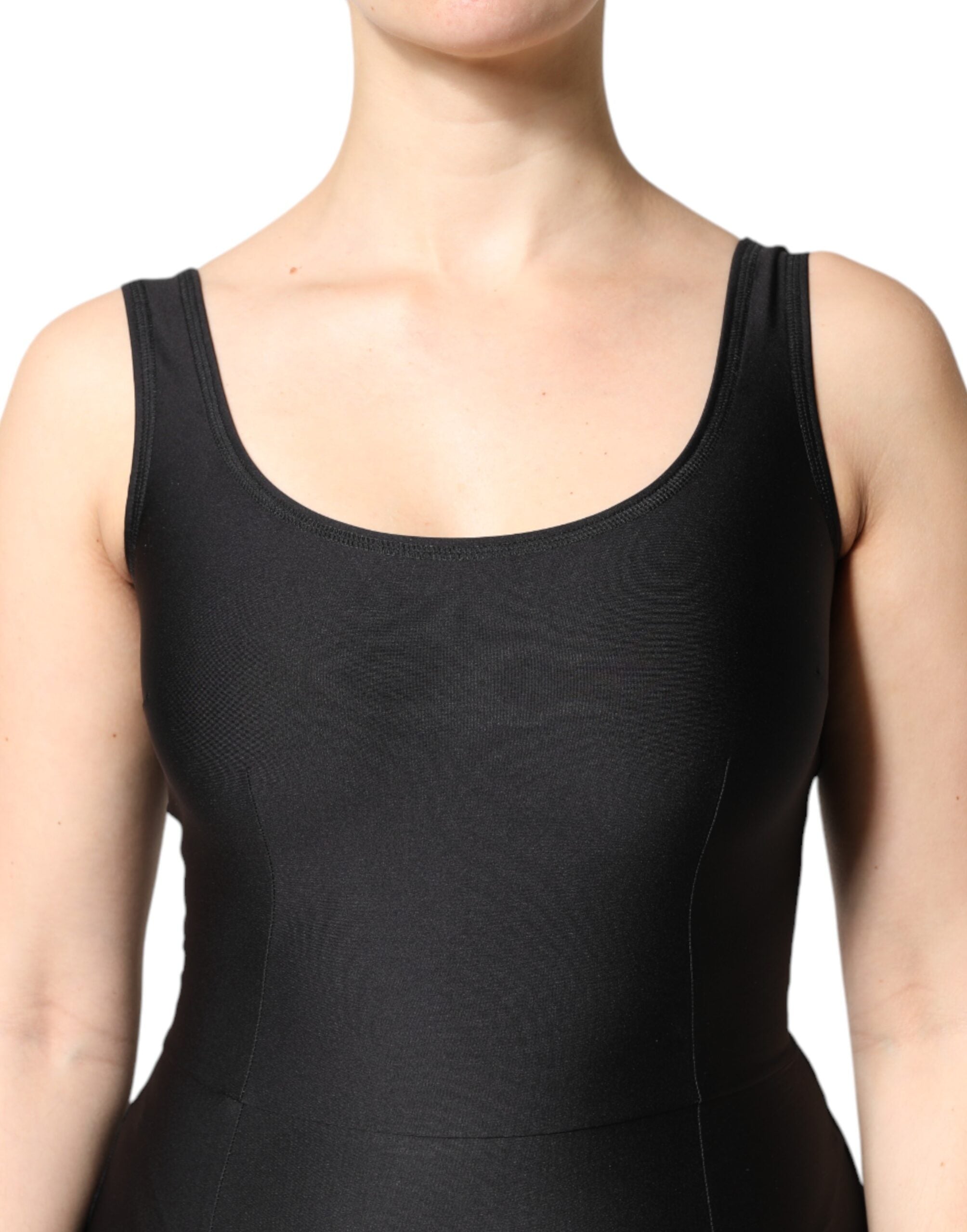 Dolce & Gabbana Black Sleeveless Bodycon Women Jumpsuit Dress -   -  Dolce & Gabbana.