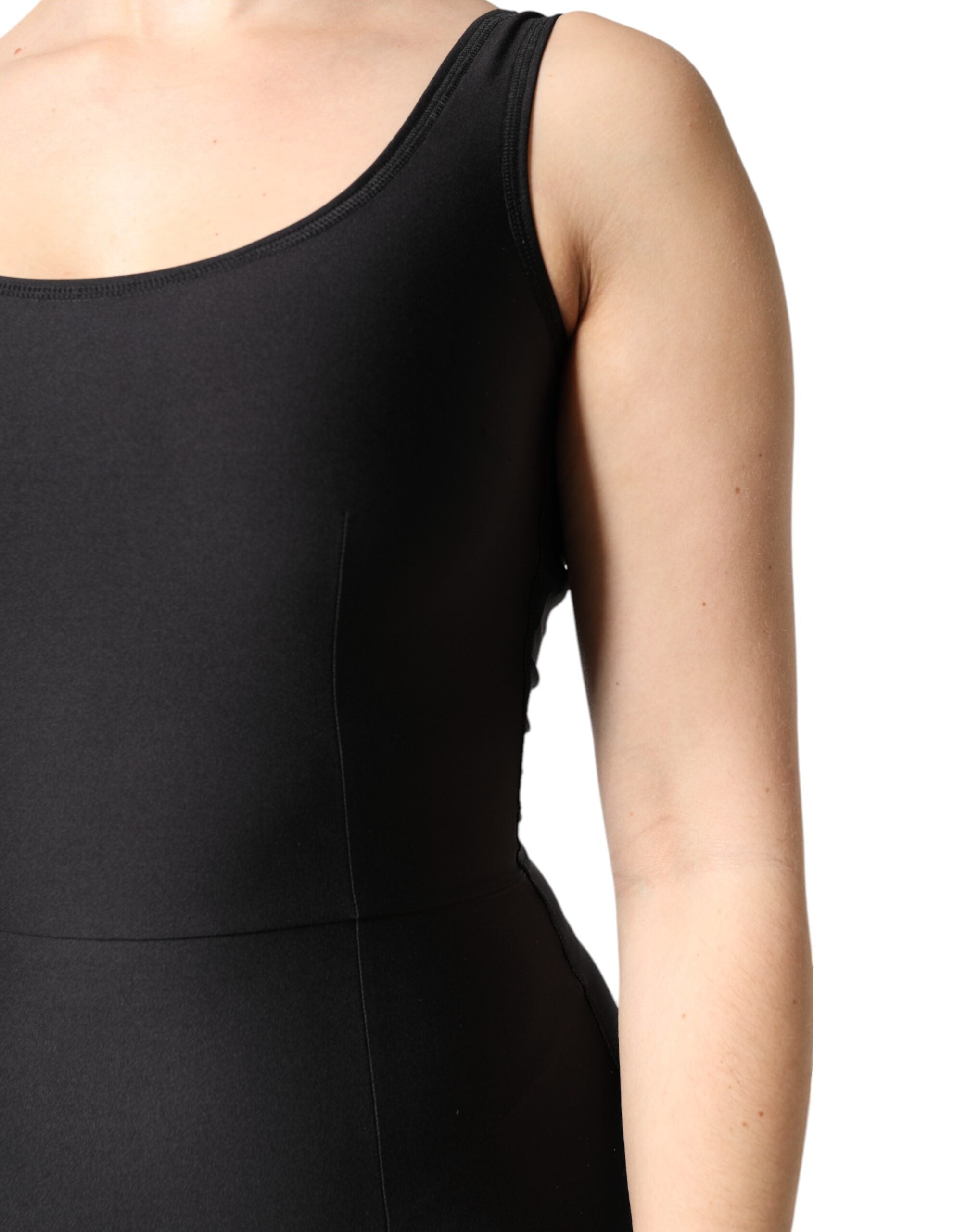 Dolce & Gabbana Black Sleeveless Bodycon Women Jumpsuit Dress -   -  Dolce & Gabbana.