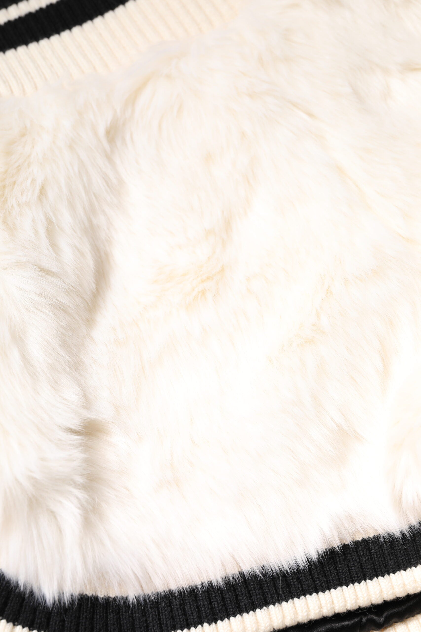 Dolce & Gabbana White Faux Fur High Waisted Hot Pants Short -   -  Dolce & Gabbana.