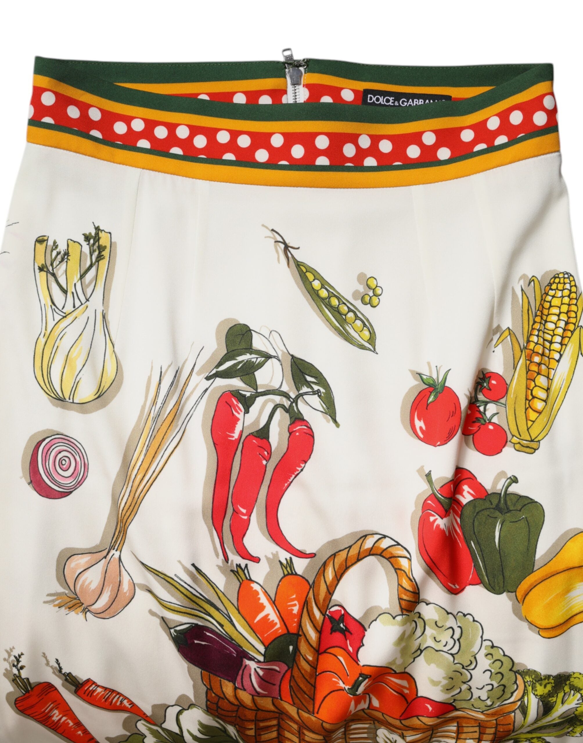 Dolce & Gabbana Multicolor High Waist Pencil Cut Midi Skirt -   -  Dolce & Gabbana.