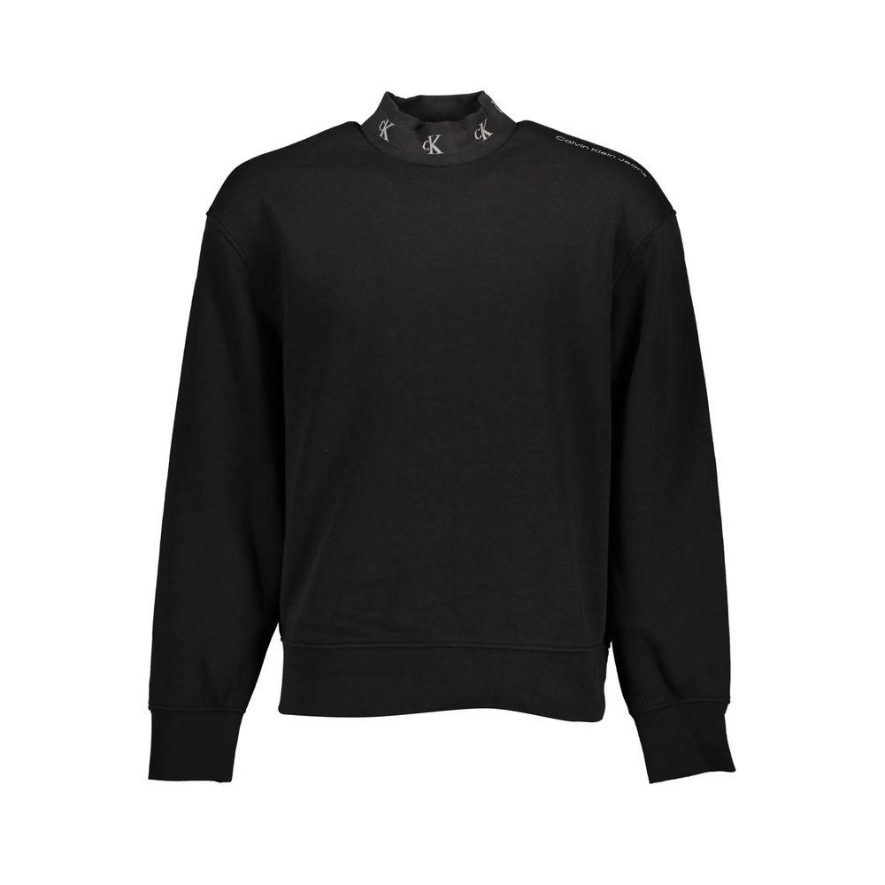 Calvin Klein Black Cotton Men Sweater -   -  Calvin Klein.