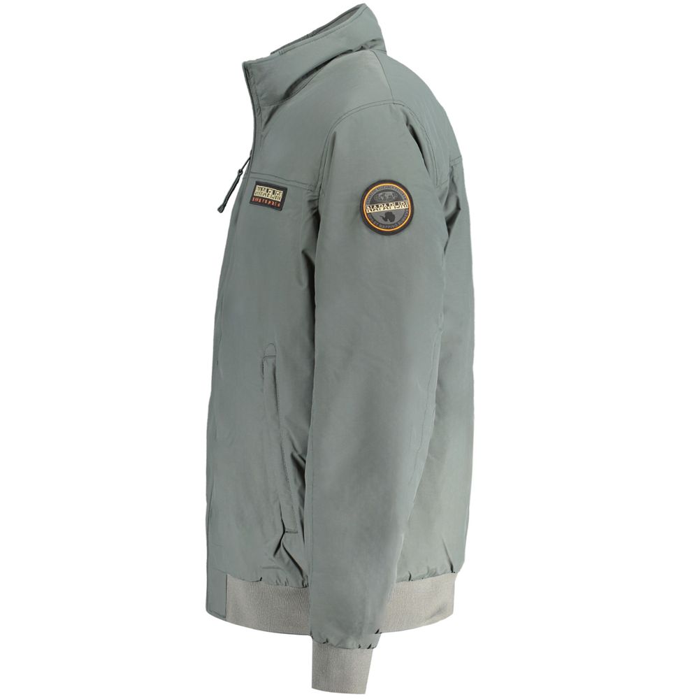 Napapijri Green Polyamide Men Jacket -   -  Napapijri.
