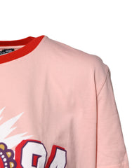 Dolce & Gabbana Pink D&G 84 Print Cotton Crew Neck T-shirt -   -  Dolce & Gabbana.