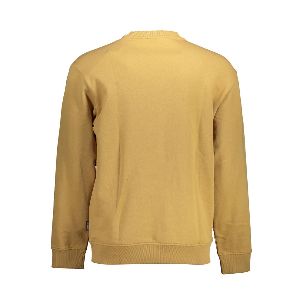 Napapijri Beige Cotton Men Sweater -   -  Napapijri.