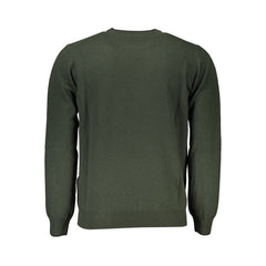 Harmont & Blaine Chic Green Crew Neck Designer Sweater -   -  Harmont & Blaine.