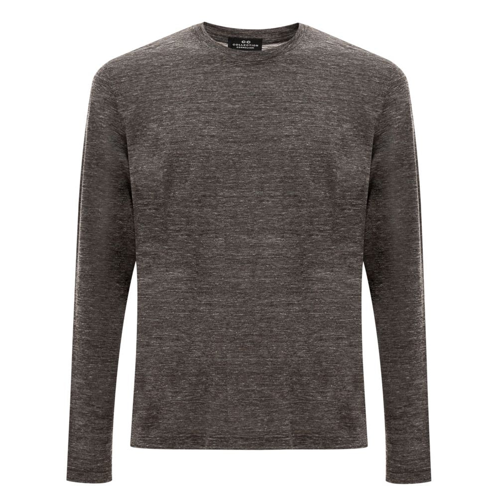 Corneliani Gray Wool T-Shirt -   -  Corneliani.