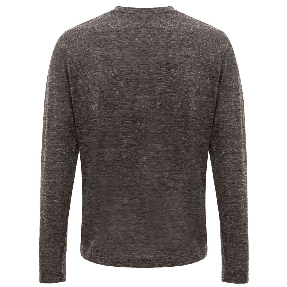 Corneliani Gray Wool T-Shirt -   -  Corneliani.