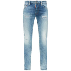 Dsquared² Blue Cotton Jeans & Pant -   -  Dsquared².