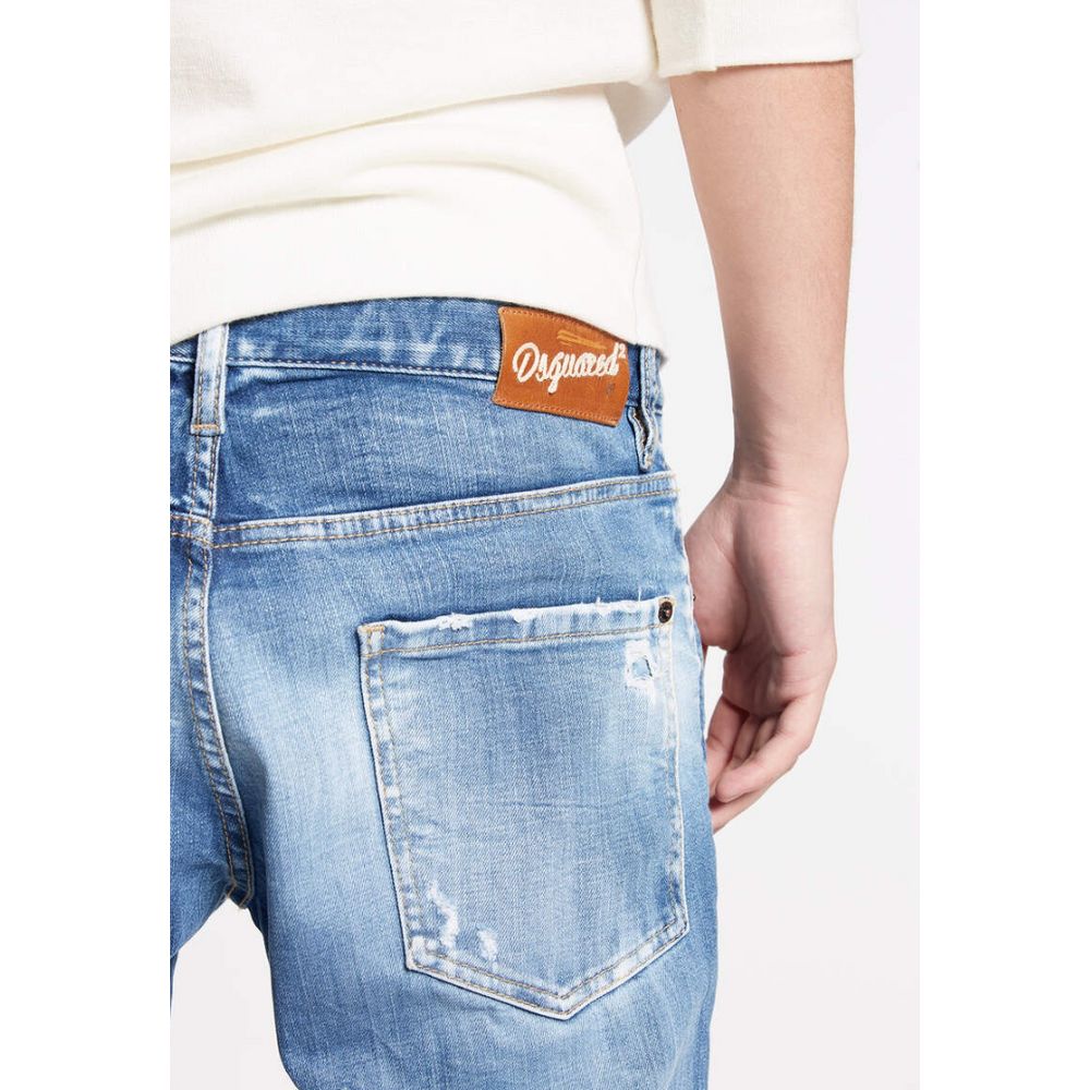 Dsquared² Blue Cotton Jeans & Pant -   -  Dsquared².