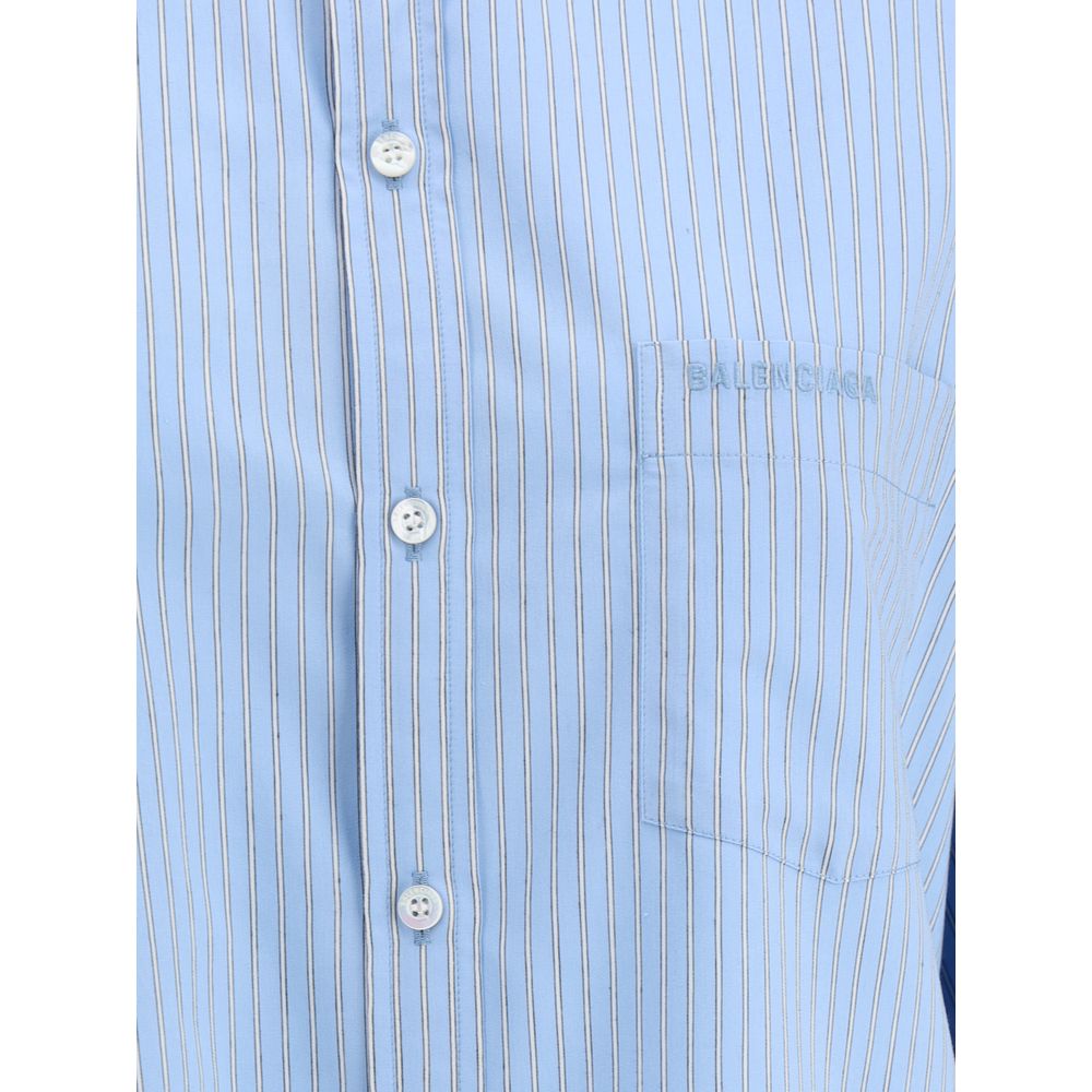 Balenciaga Striped Shirt -   -  Balenciaga.