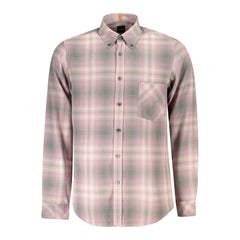 Hugo Boss Pink Cotton Men Shirt -   -  Hugo Boss.