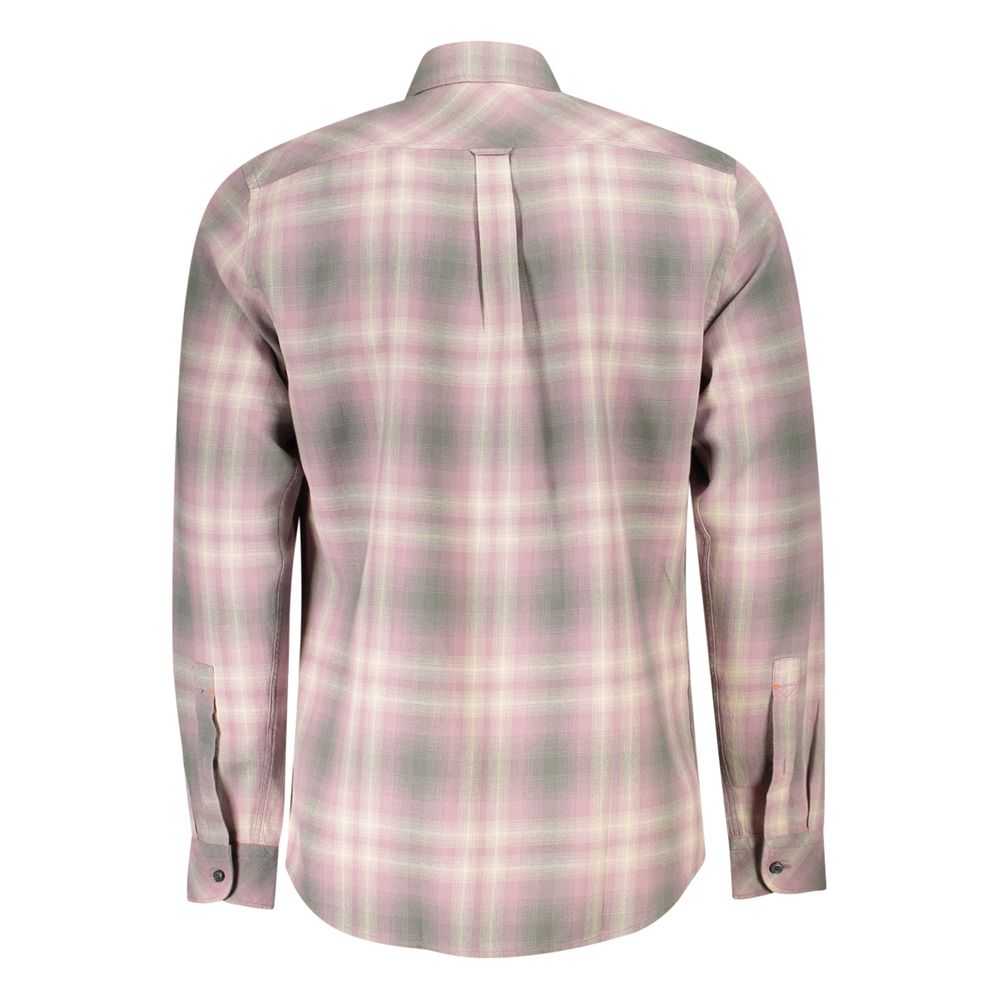 Hugo Boss Pink Cotton Men Shirt -   -  Hugo Boss.