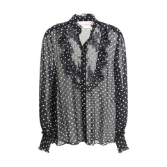 Valentino Polka dot silk Shirt -   -  Valentino.