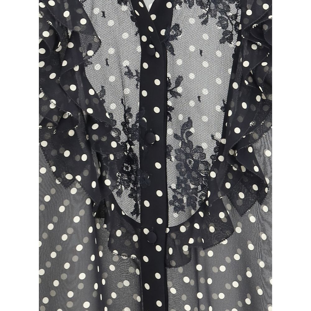 Valentino Polka dot silk Shirt -   -  Valentino.