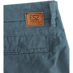 Yes Zee Light Blue Cotton Men Bermuda Short -   -  Yes Zee.