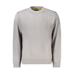 Hugo Boss Gray Cotton Men Sweater -   -  Hugo Boss.