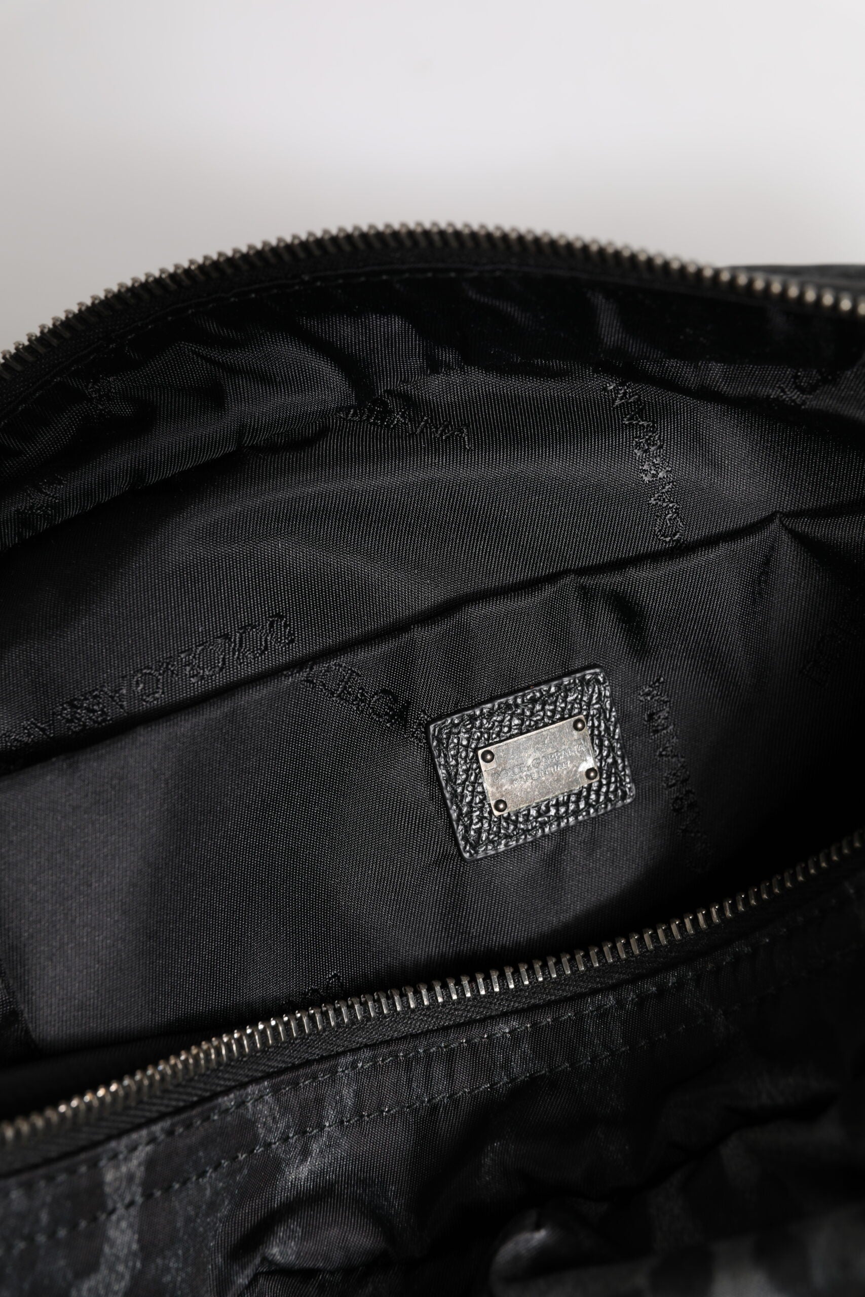 Dolce & Gabbana Black Gray Leopard DG Logo Belt Waist Fanny Pack Bag -   -  Dolce & Gabbana.