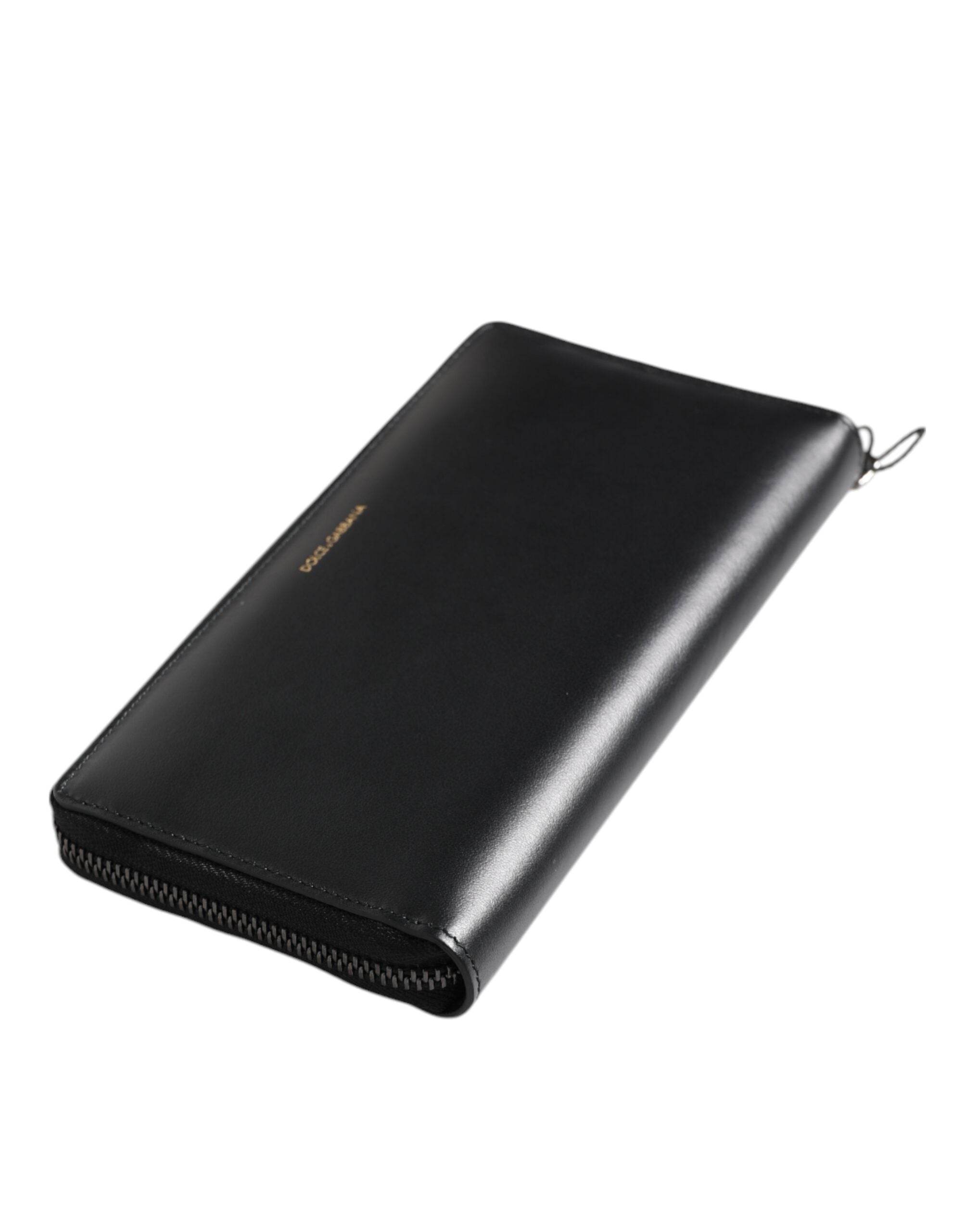 Dolce & Gabbana Black Blue Exotic Leather Embossed Continental Wallet -   -  Dolce & Gabbana.