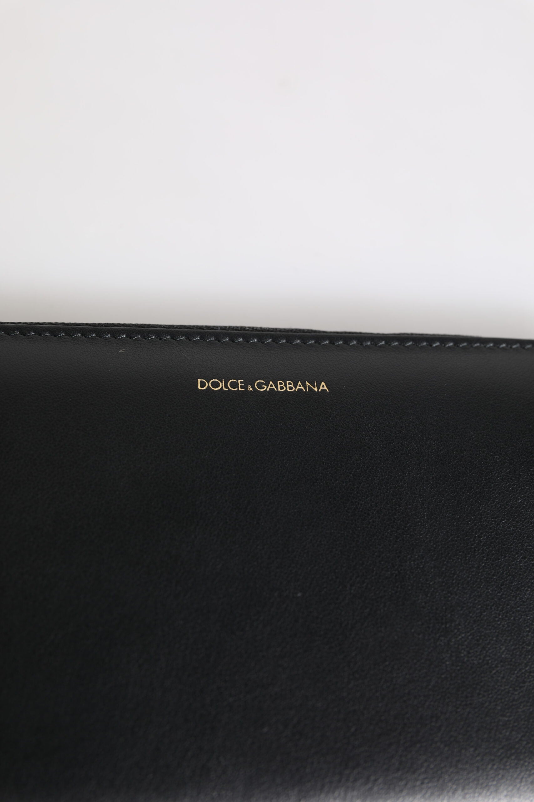 Dolce & Gabbana Black Blue Exotic Leather Embossed Continental Wallet -   -  Dolce & Gabbana.