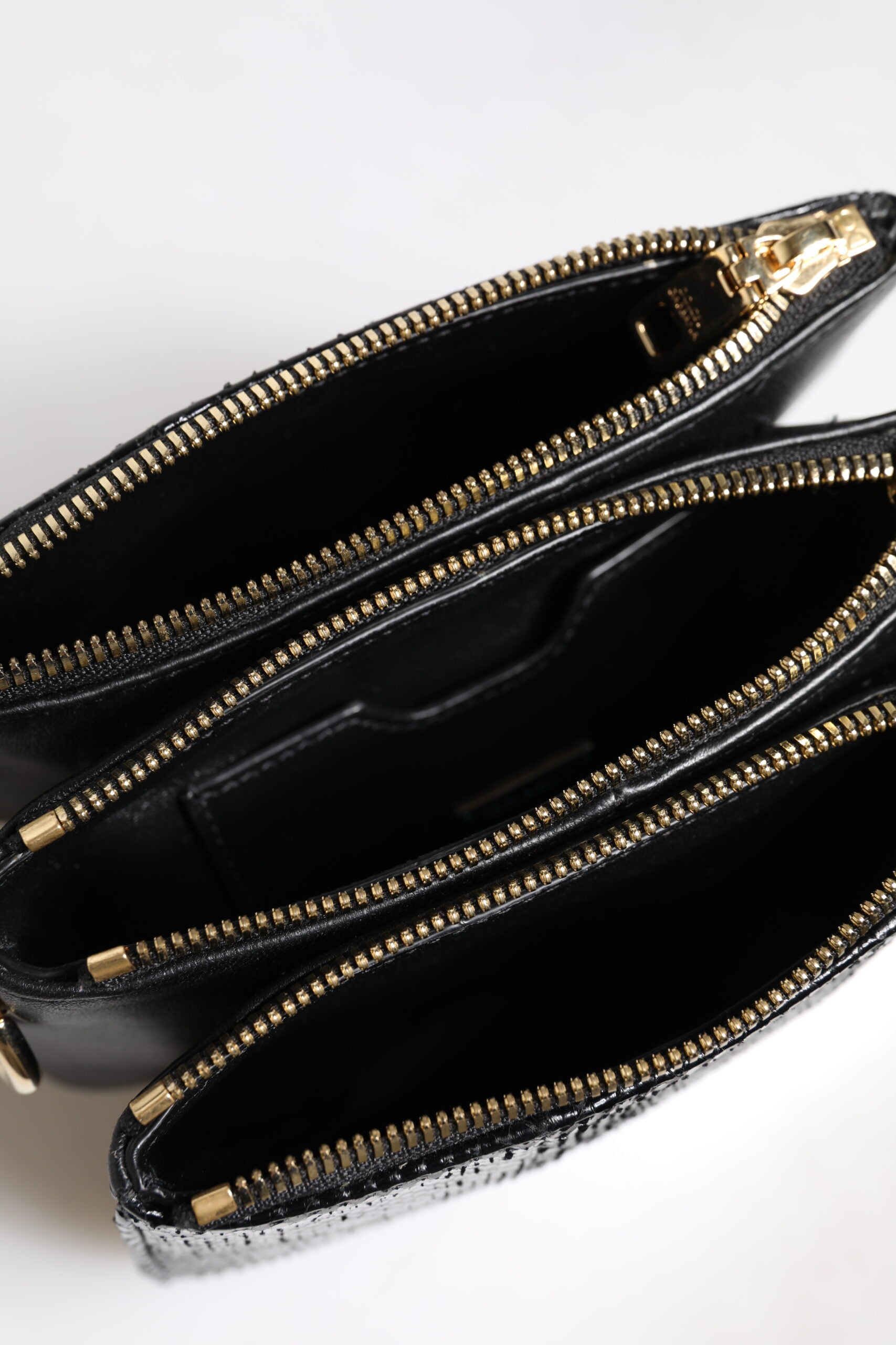 Dolce & Gabbana Black Exotic Leather Shoulder Sling Clutch Bag -   -  Dolce & Gabbana.