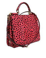 Dolce & Gabbana Pink Exotic Leather Top Handle Tote Crossbody Bag -   -  Dolce & Gabbana.